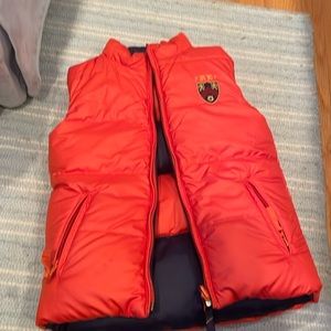 Boys Ralph Lauren reversible puffer vest - size 6x